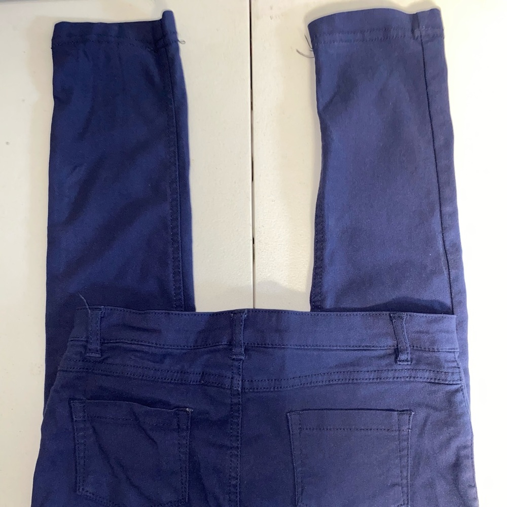 Navy blue jeans
